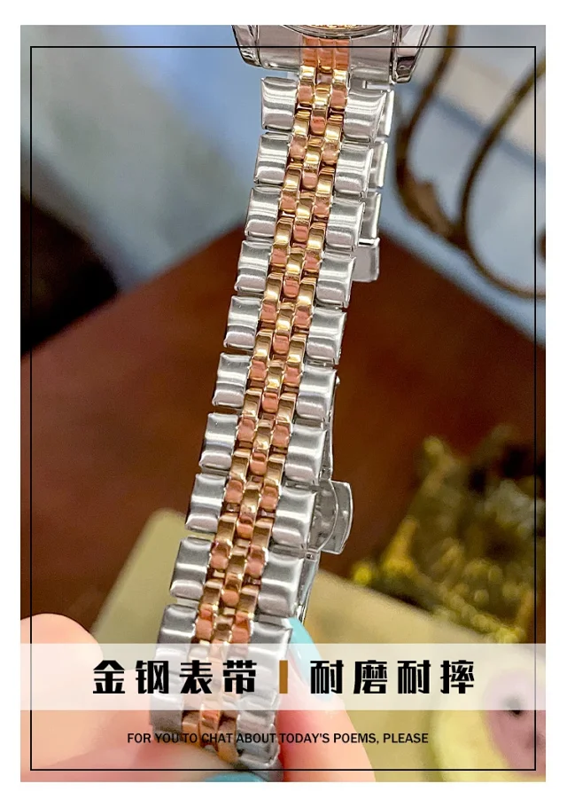 Rolex Watches Datejust crystal-bezel two-tone bracelet watch product detail image 52