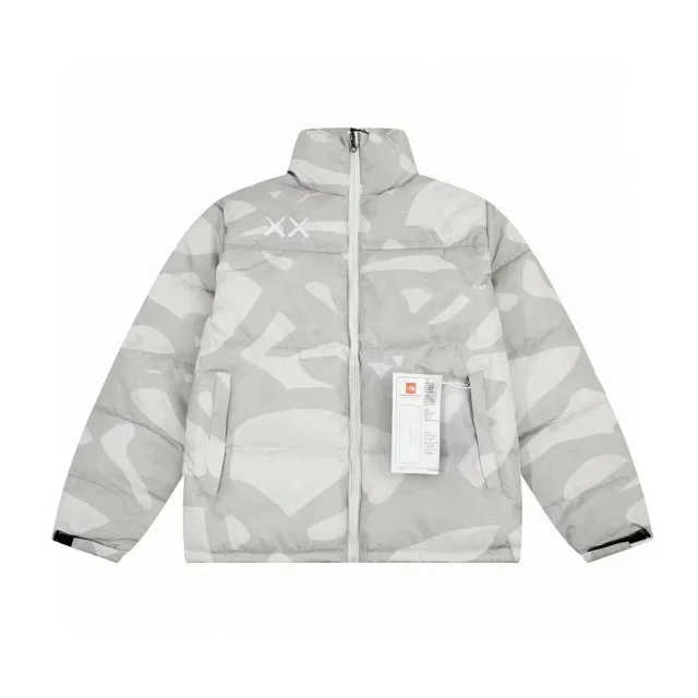 The North Face Down Jackets 1996 color-block puffer jacket product detail image 5