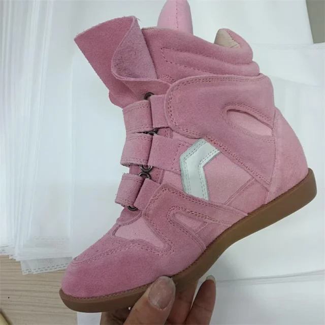 Isabel Marant Sneakers Bekett high-top wedge with hook-and-loop straps product detail image 1