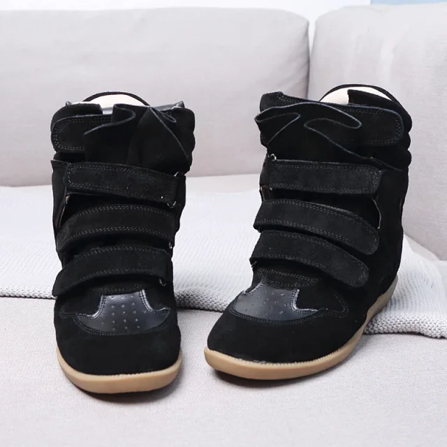 Isabel Marant Sneakers Bekett high-top wedge with hook-and-loop straps product detail image 9