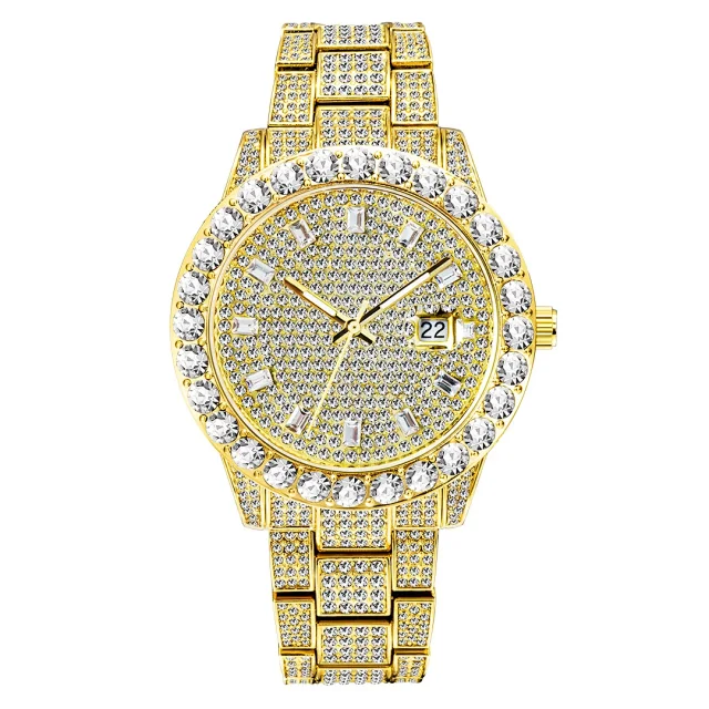 Missfox Watches Crystal-Embellished Quartz Watch with Date Display product detail image 9