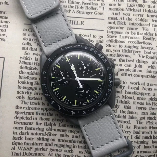 Omega MoonSwatch Mission on Earthphase and Earth chronograph watches product detail image 9