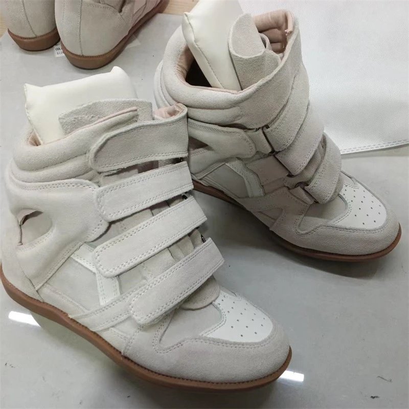 Isabel Marant Sneakers Bekett high-top wedge with hook-and-loop straps image 3