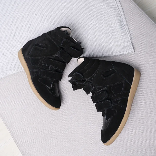 Isabel Marant Sneakers Bekett high-top wedge with hook-and-loop straps product detail image 6