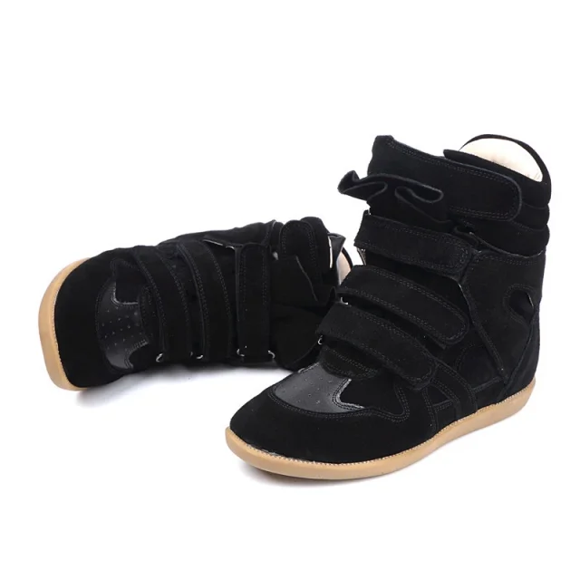 Isabel Marant Sneakers Bekett high-top wedge with hook-and-loop straps product detail image 14