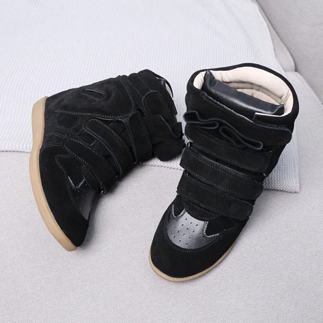 Isabel Marant Sneakers Bekett high-top wedge with hook-and-loop straps product detail image 7