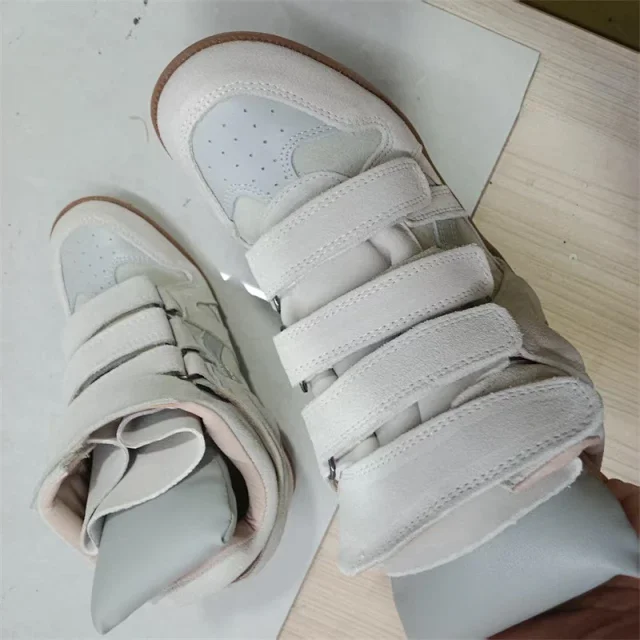 Isabel Marant Sneakers Bekett high-top wedge with hook-and-loop straps product detail image 5