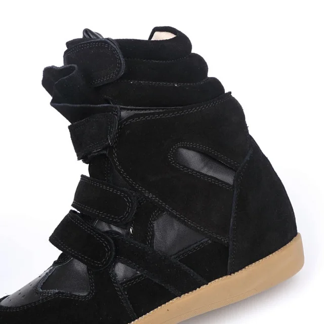 Isabel Marant Sneakers Bekett high-top wedge with hook-and-loop straps product detail image 28