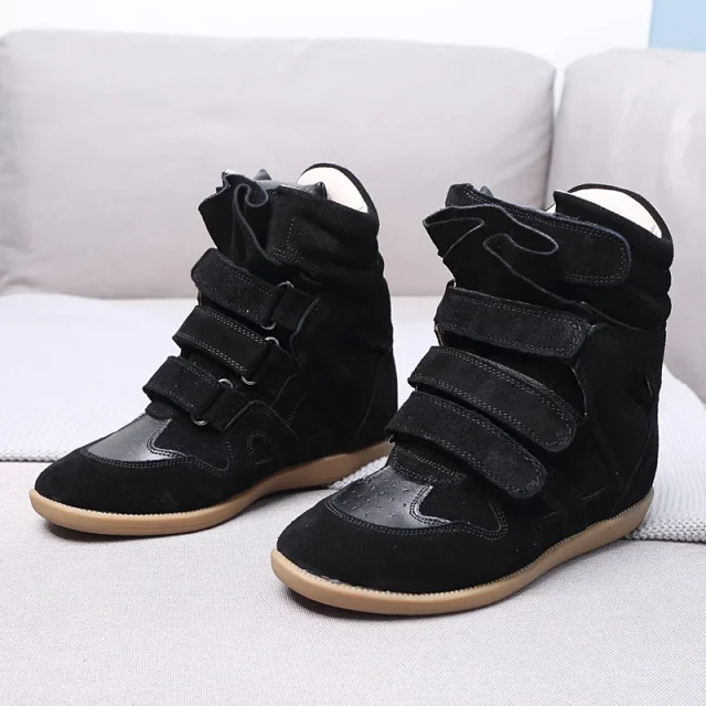 Isabel Marant Sneakers Bekett high-top wedge with hook-and-loop straps product detail image 10