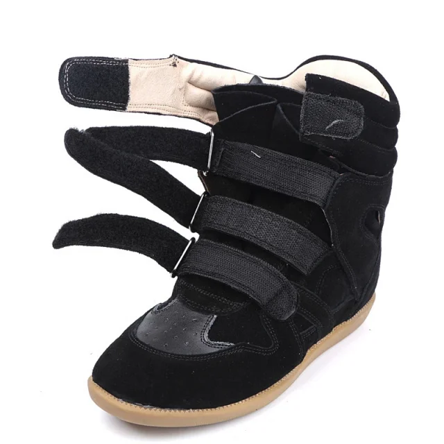 Isabel Marant Sneakers Bekett high-top wedge with hook-and-loop straps product detail image 12