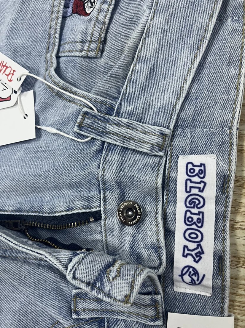 Stone Island Shadow Project Light Wash Relaxed Fit Jeans - 12