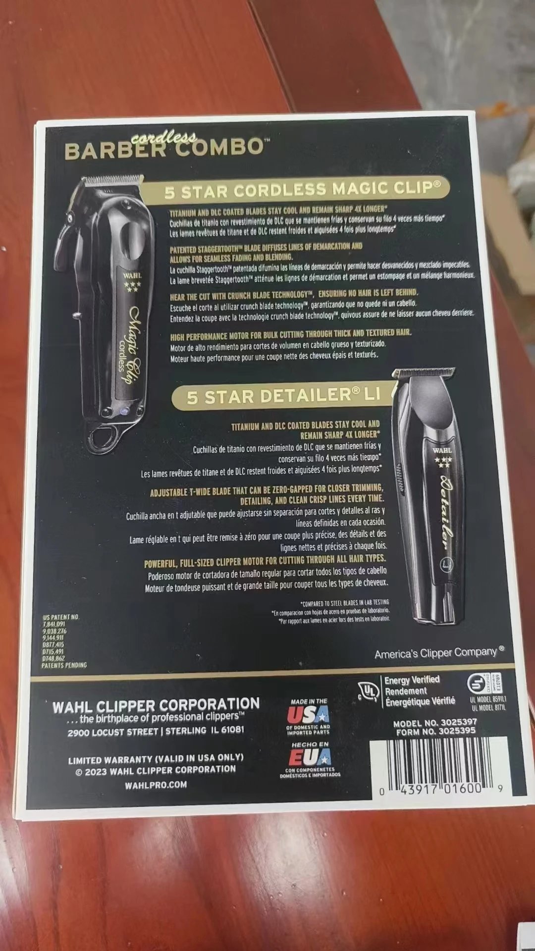 Wahl Magic Clip Cordless Burgundy Hair Clipper - 2