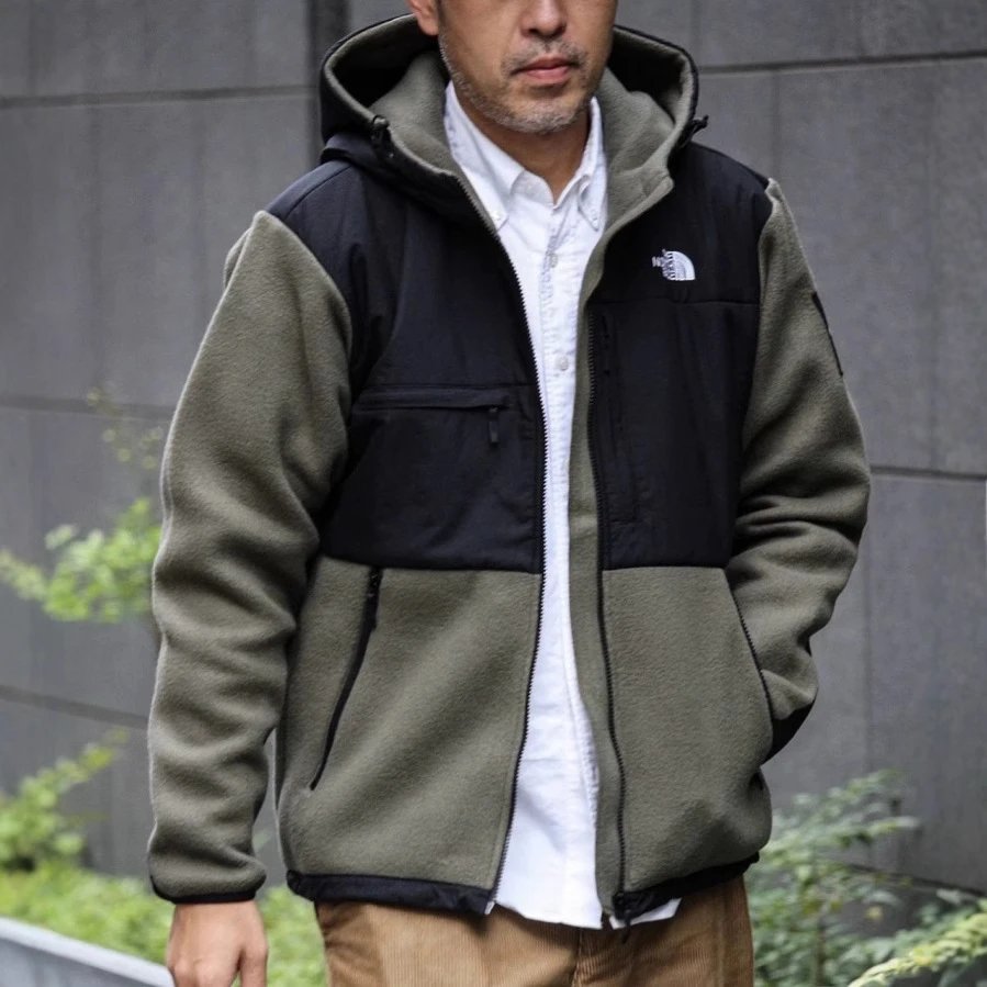 秋冬季新款羊羔绒外套连帽棉衣拼色运动休闲摇粒绒夹克日系街头 4
