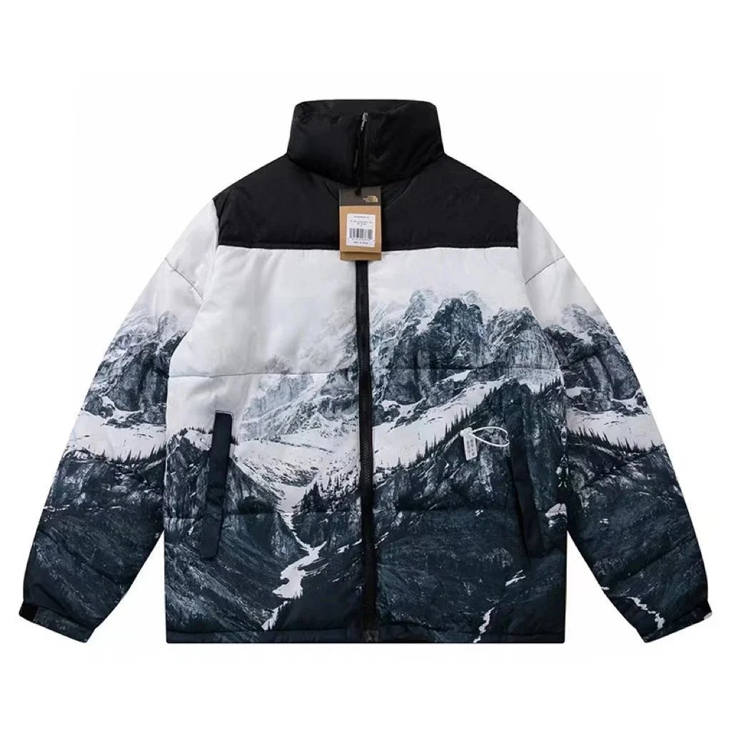 The North Face Down Jackets 1996 color-block puffer jacket — Snow Mountain Generation Three