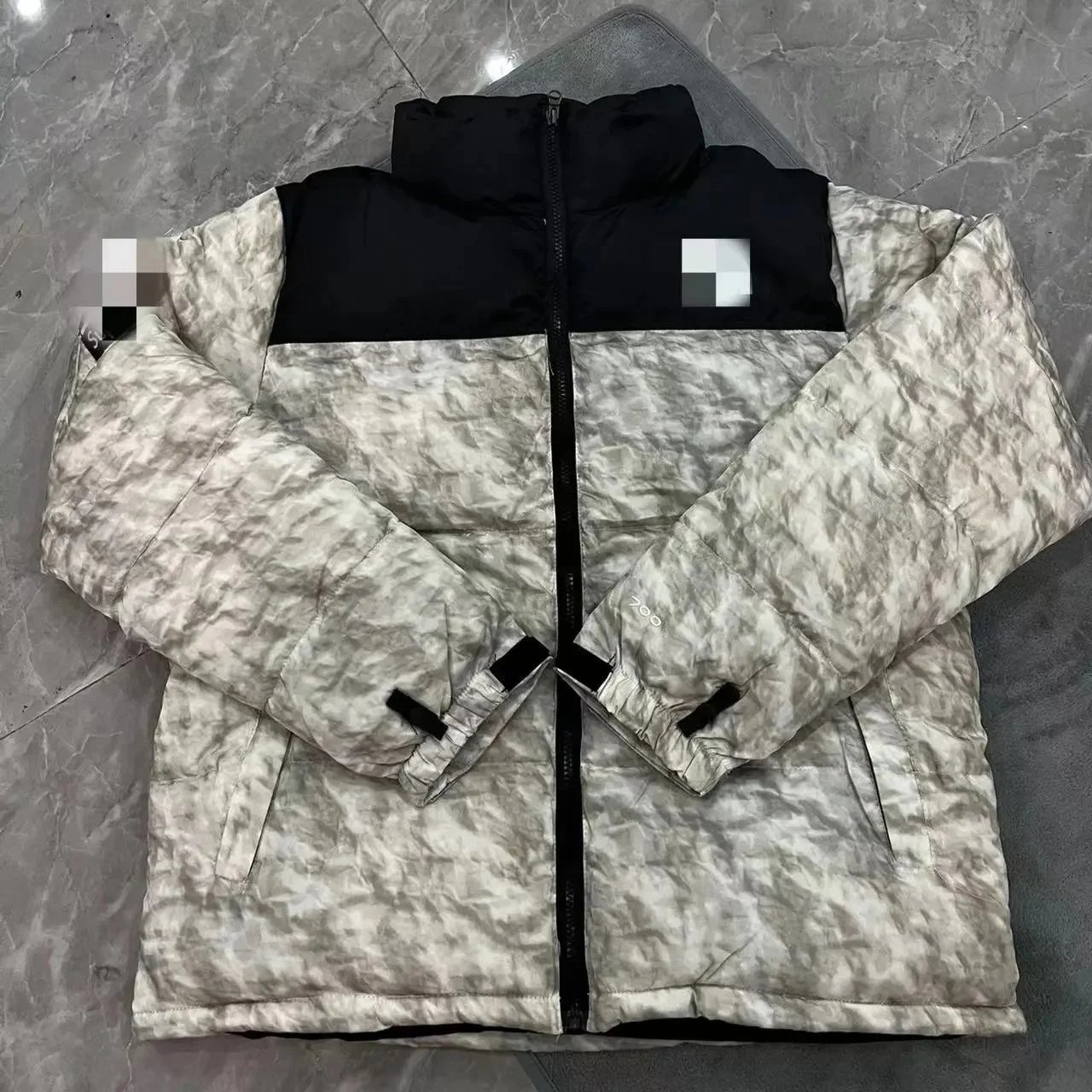 The North Face Down Jackets 1996 color-block puffer jacket — Crepe paper
