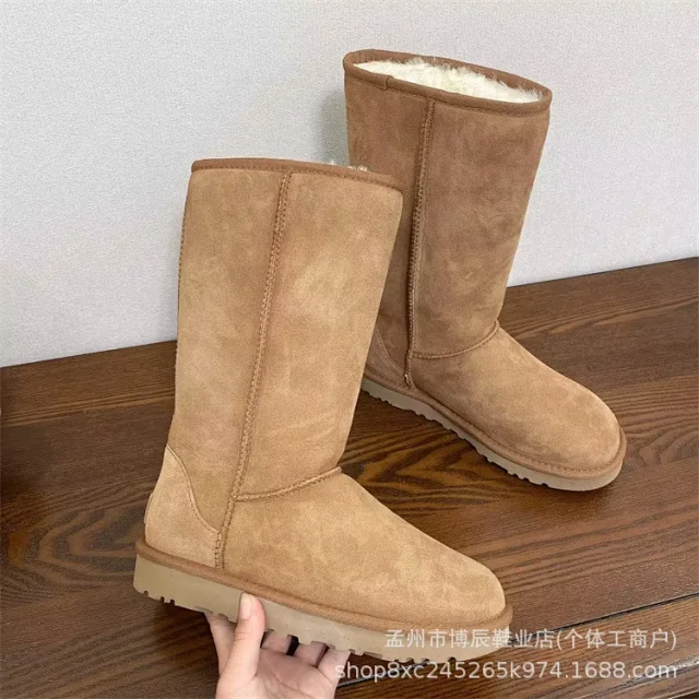 Unbranded Boots Faux Suede Shearling-Lined Snow product detail image 33