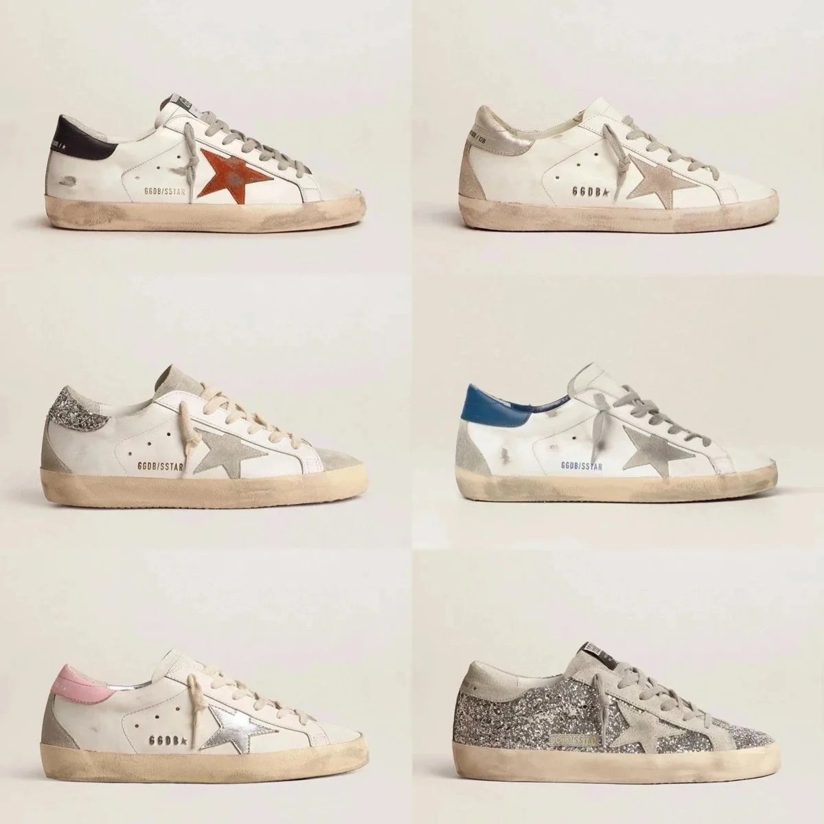 G Distressed Sneakers - Star Series - IE