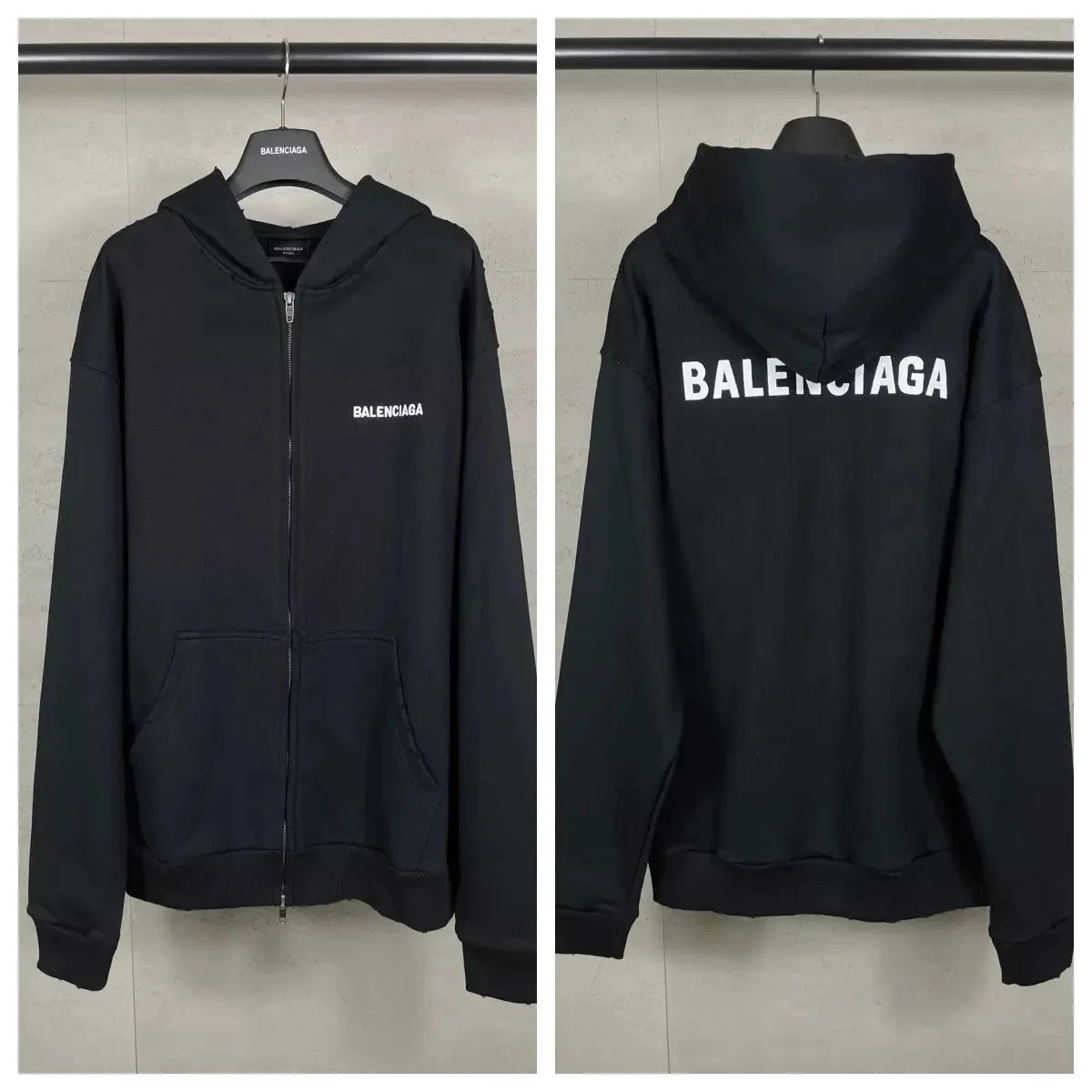 Balenciaga Zip-Up Hoodie