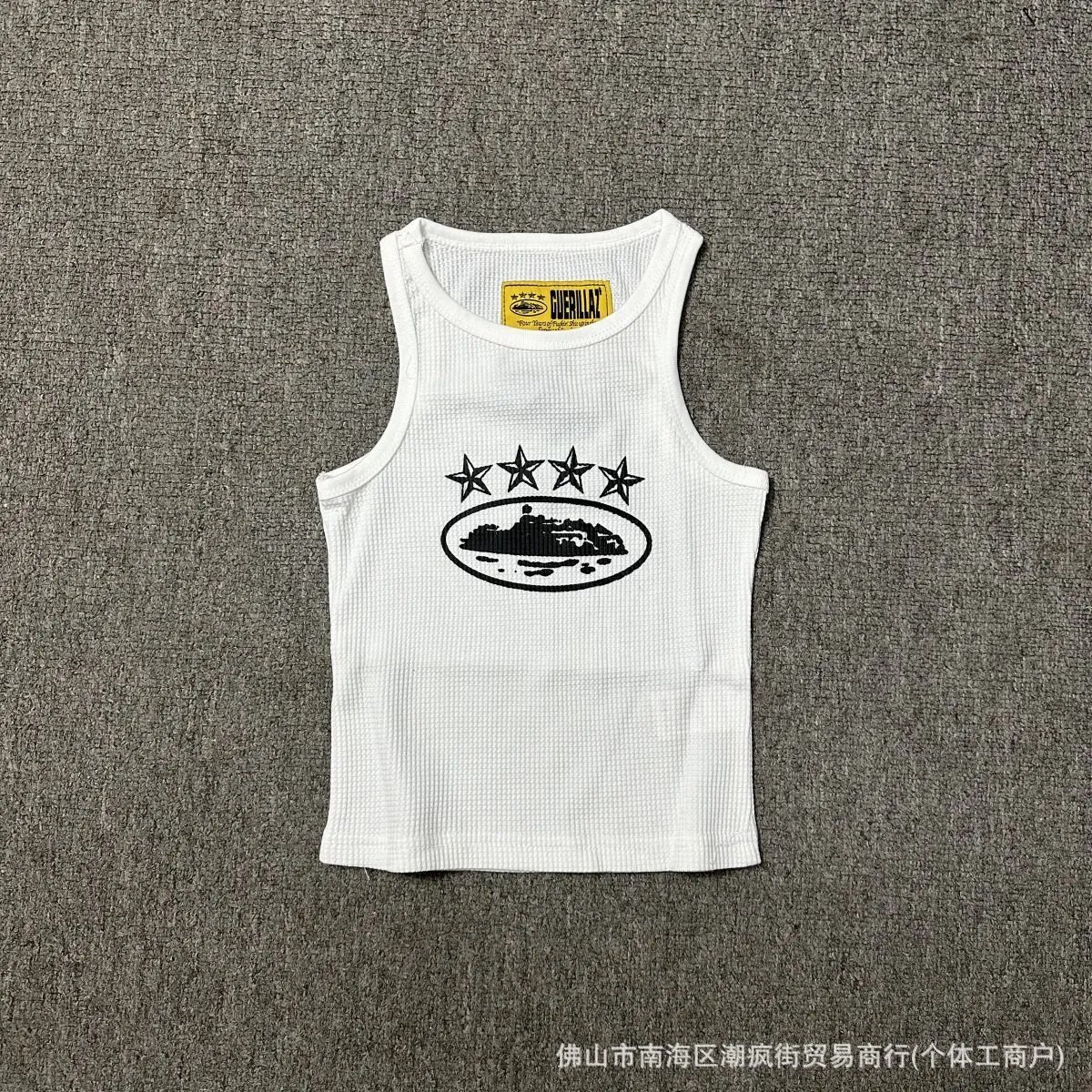730# Women's Four-Star Tank Top White