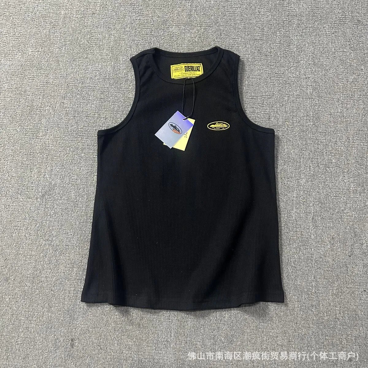 761# Men's Embroidered Black