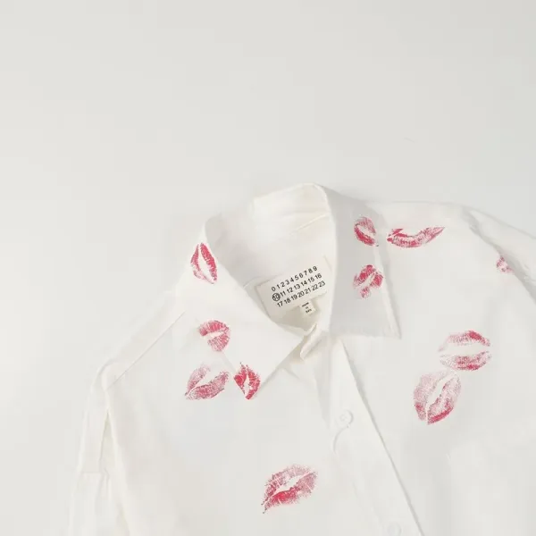 Design Oversized Shirt with Typography Print Black Shirt - 16