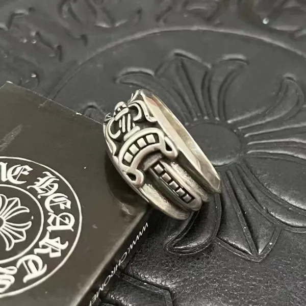 Chrome Hearts Skull Ring Silver Jewelry - 1