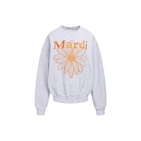 Light heather gray: Orange [embroidery]