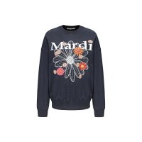 Navy blue: mostly white with floral print