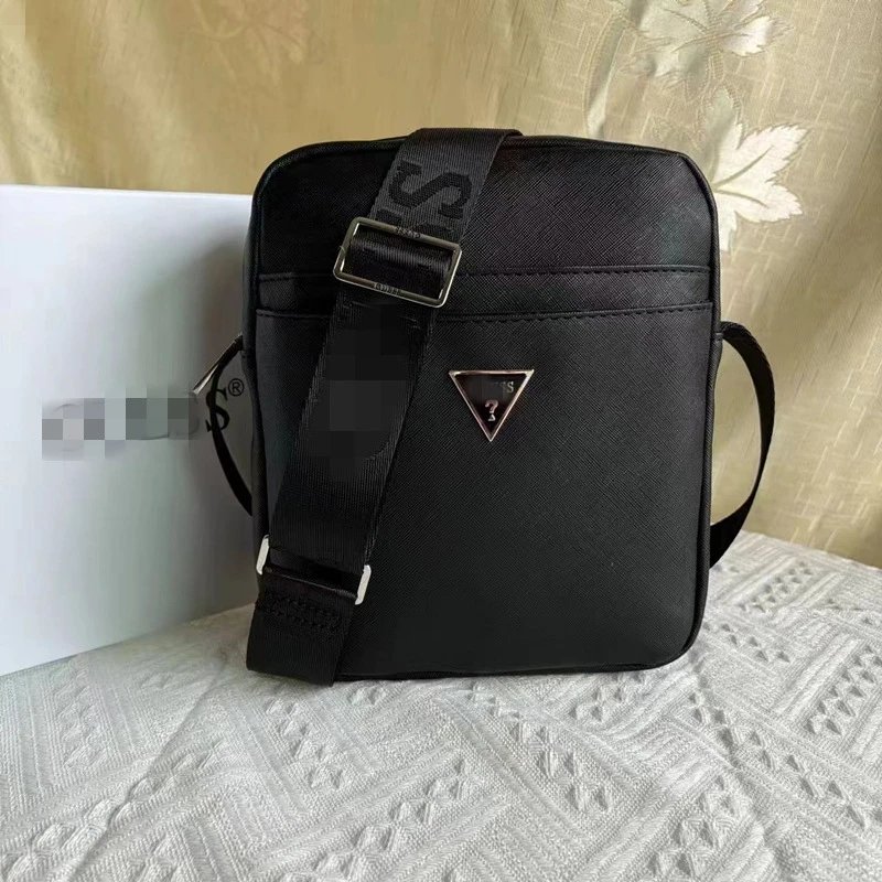 Design Guess Logo Monogram Crossbody Bag Black Crossbody Bags - 3