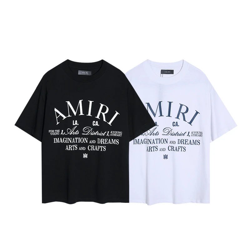 Amiri Bold Logo Black T-Shirt - 48
