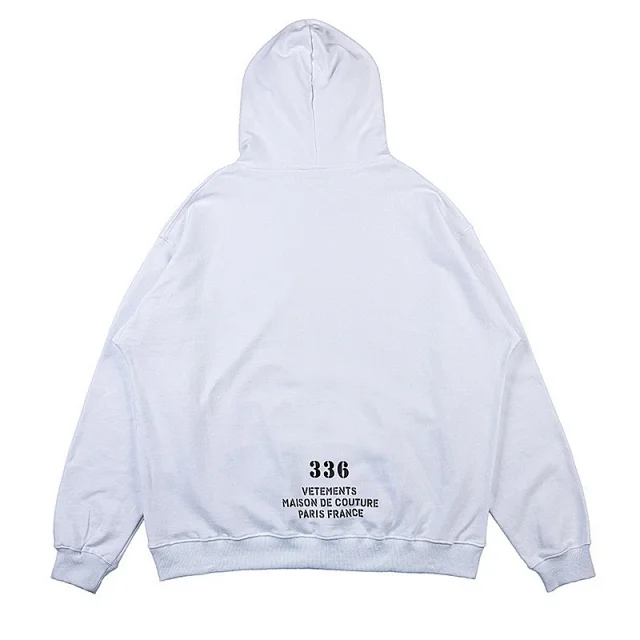 Vetements Hoodies & Sweatshirts Graphic Print Pullover Hoodie product detail image 89