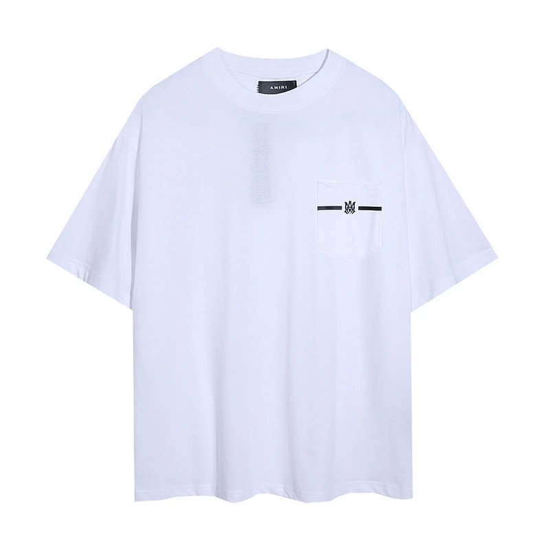 Amiri MA Logo Pocket Tee White