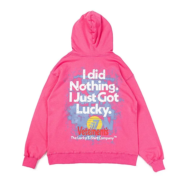 Vetements Hoodies & Sweatshirts Graphic Print Pullover Hoodie product detail image 41