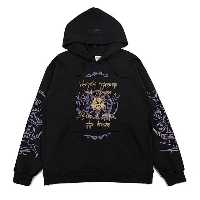 Vetements Hoodies & Sweatshirts Graphic Print Pullover Hoodie product detail image 46