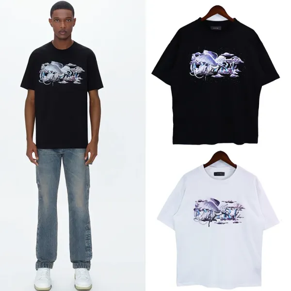 Amiri Bold Logo Neon Green T-Shirt - 21