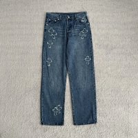 Blue jeans leather