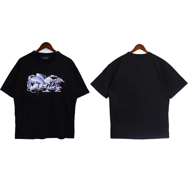 Amiri Dragon Graphic Tee Black