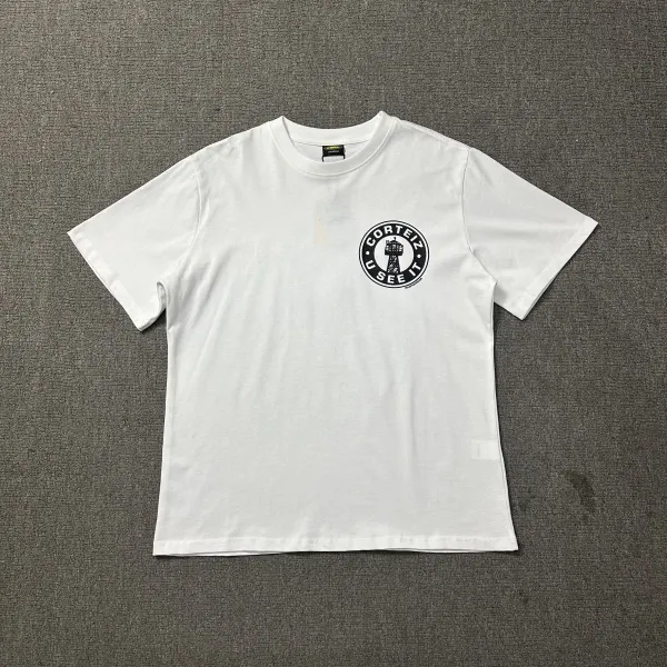 Versace x Rasta-Inspired Graphic Tee White T-Shirt - 3