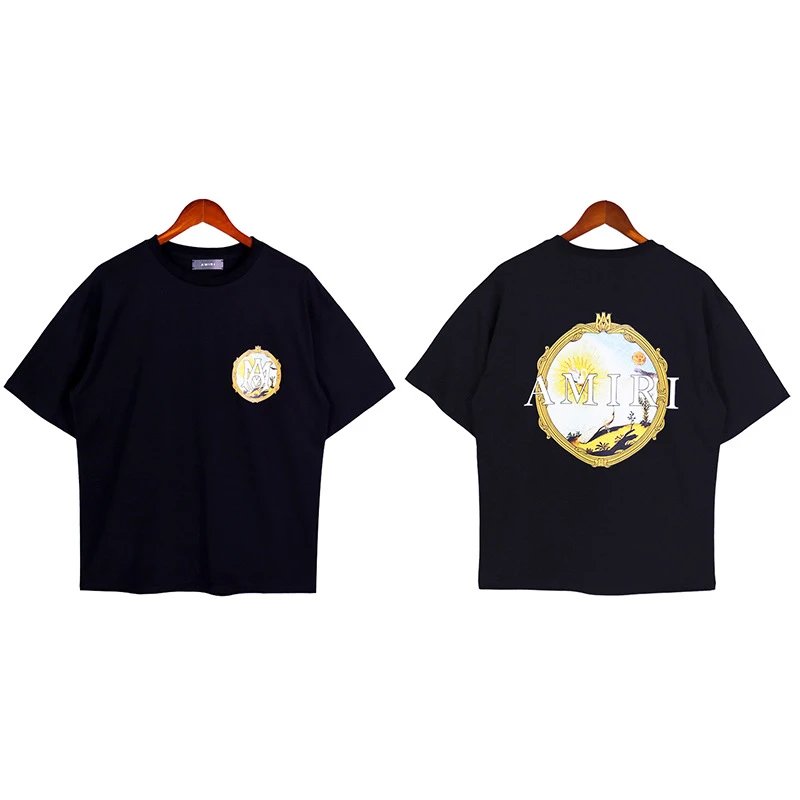 Amiri MA Medallion Tee Black