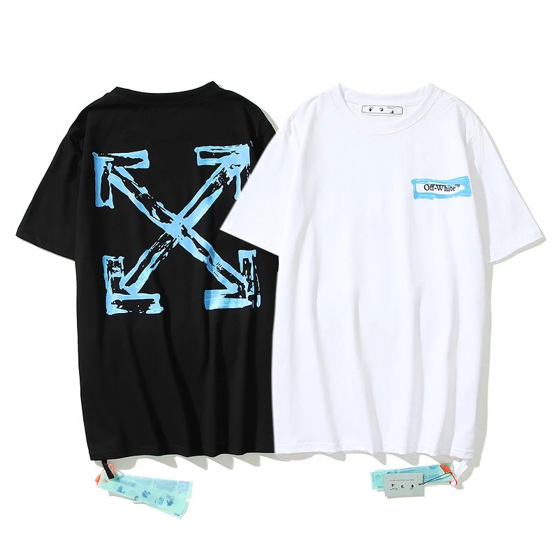 Off-White T-Shirt Black/Blue
