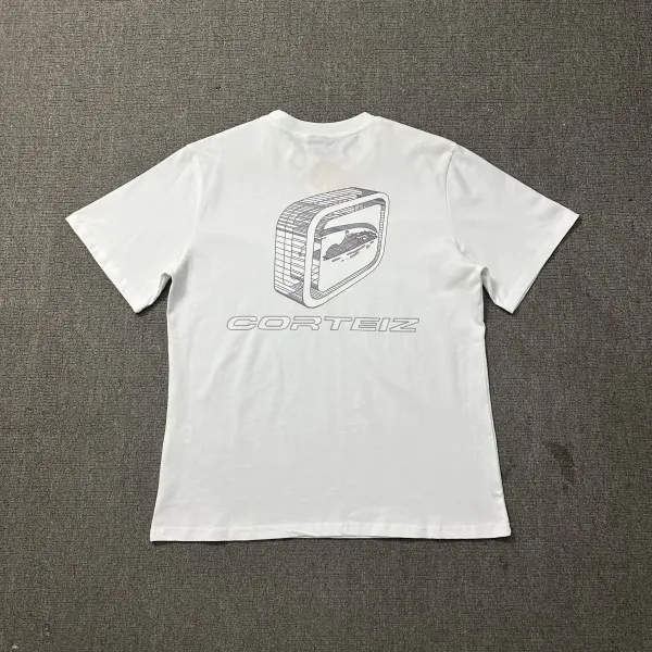 Versace x Rasta-Inspired Graphic Tee White T-Shirt - 5