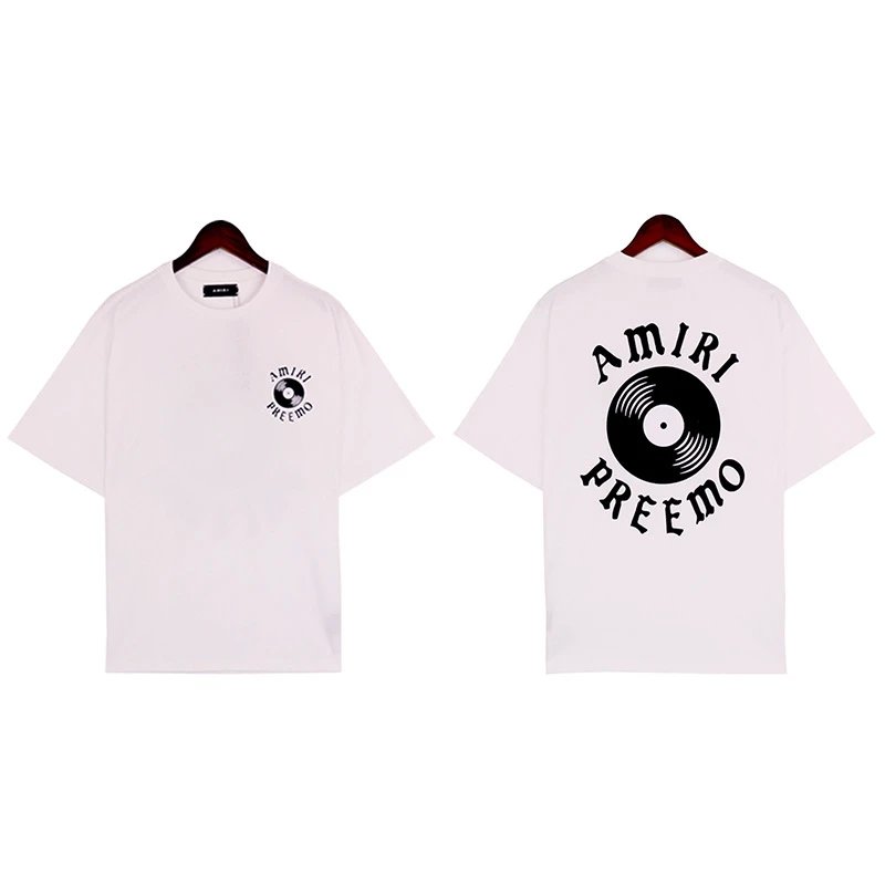 Amiri x Preemo Vinyl Record Tee White