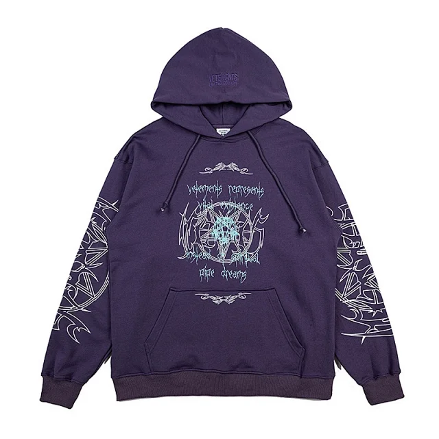 Vetements Hoodies & Sweatshirts Graphic Print Pullover Hoodie product detail image 48