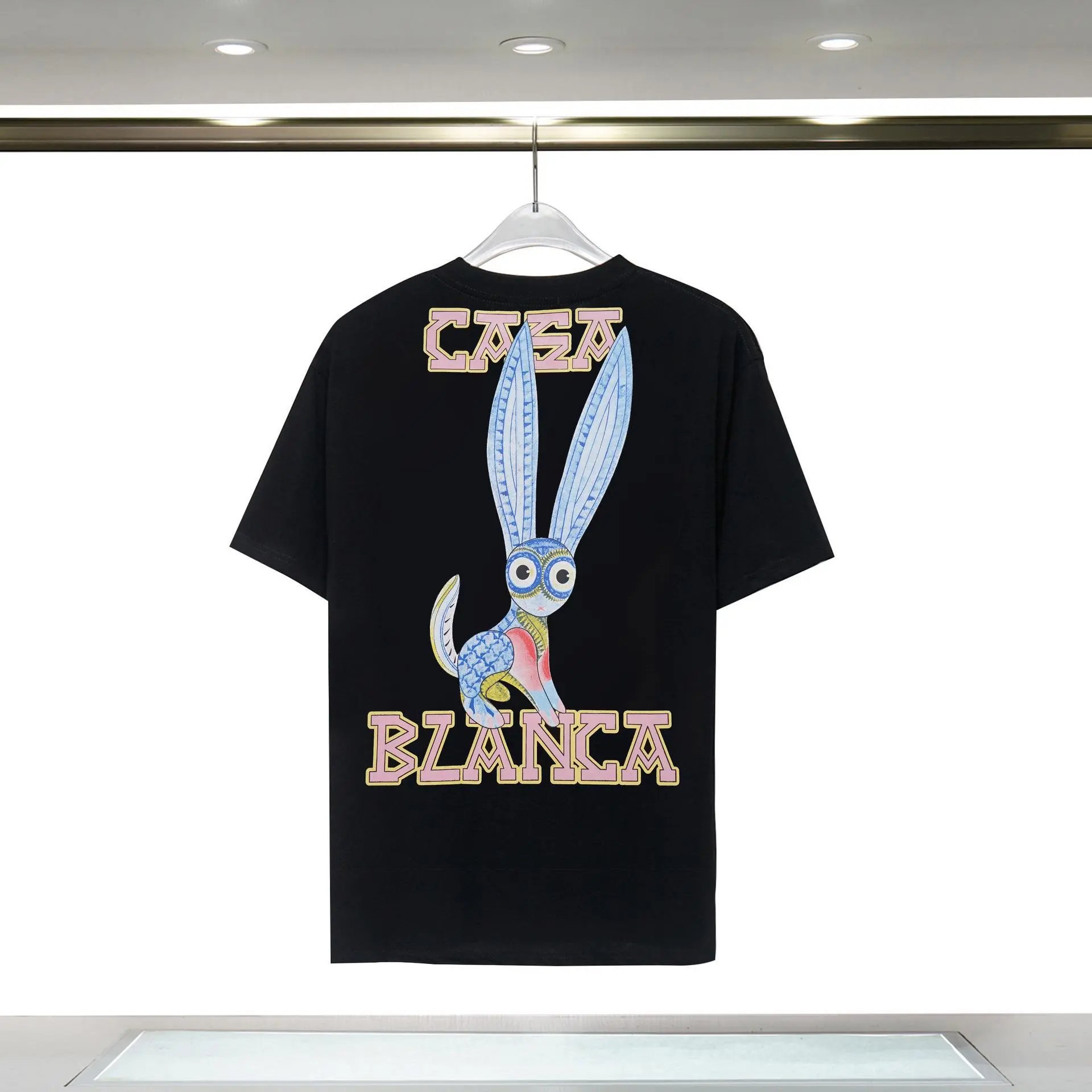 Casablanca Rabbit Graphic Tee Black