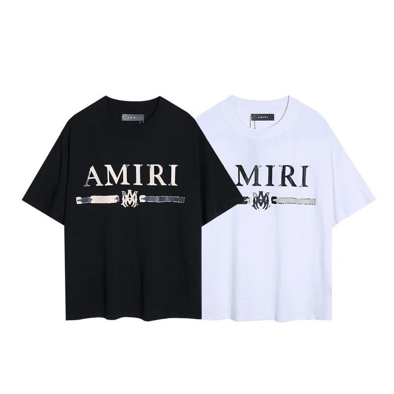Amiri Bold Logo Black T-Shirt - 24