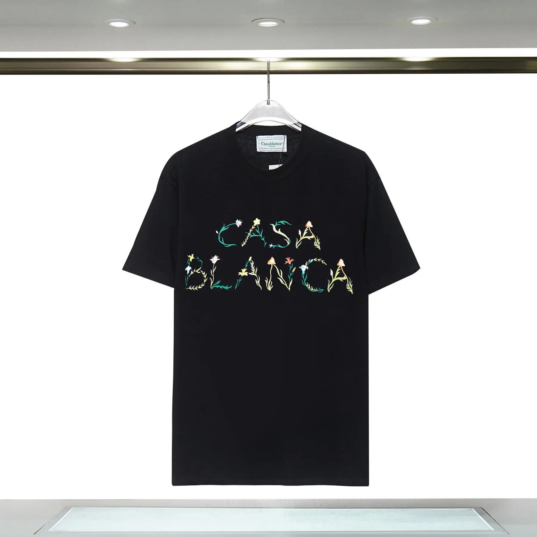 Casa Blanca T-Shirt Black Floral