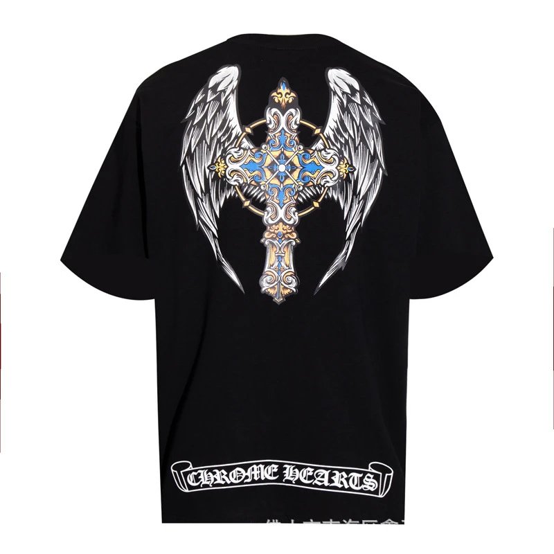 Chrome Hearts Angel Cross Wings Tee Black