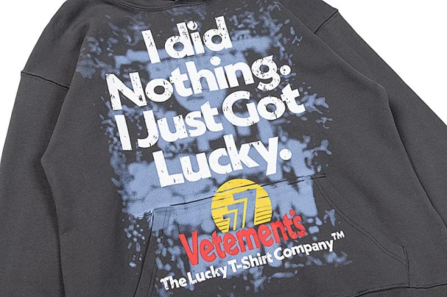 Vetements Hoodies & Sweatshirts Graphic Print Pullover Hoodie product detail image 29