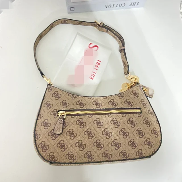 GUESS Shoulder Bags Monogram bag with triangle logo plaque product detail image 8