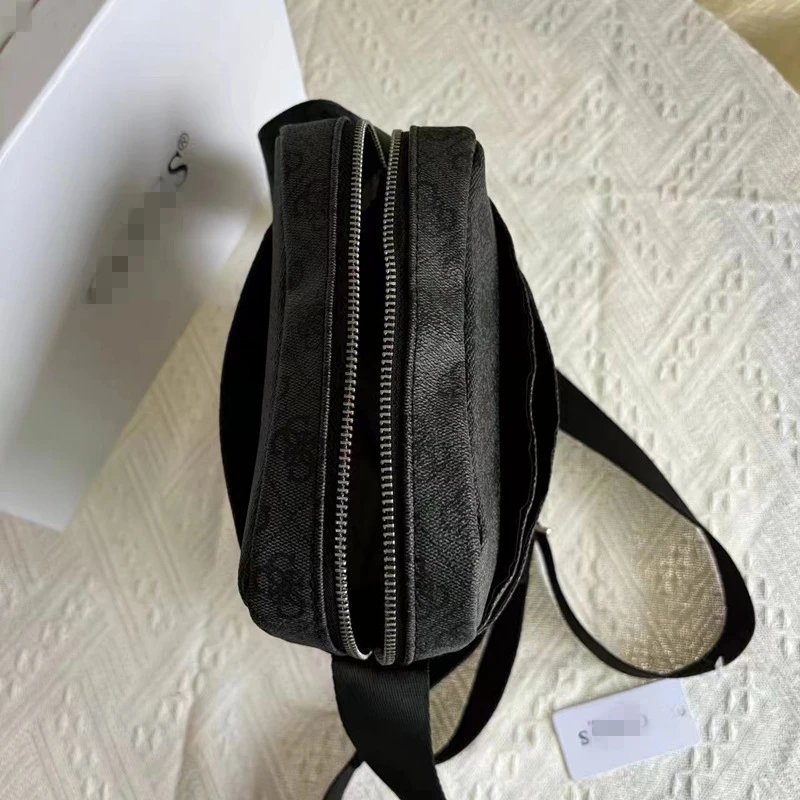 Design Guess Logo Monogram Crossbody Bag Black Crossbody Bags - 10